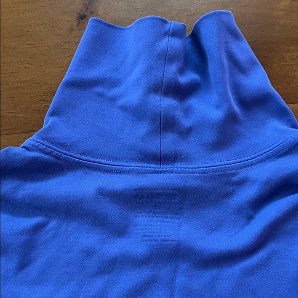 L.L.BEAN Purple 100% Supima Cotton Turtleneck Size 1X - Picture 9 of 9